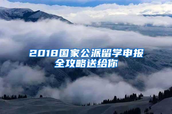 2018国家公派留学申报全攻略送给你