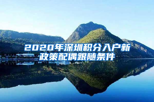 2020年深圳积分入户新政策配偶跟随条件