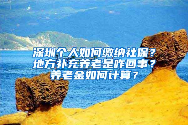 深圳个人如何缴纳社保？地方补充养老是咋回事？养老金如何计算？