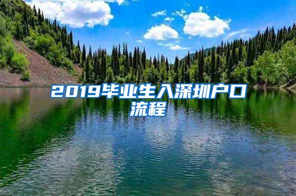 2019毕业生入深圳户口流程