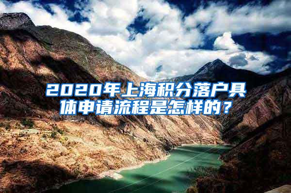 2020年上海积分落户具体申请流程是怎样的？