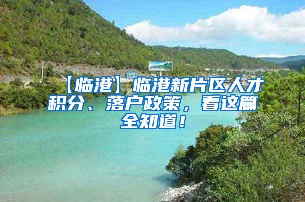 【临港】临港新片区人才积分、落户政策，看这篇全知道！