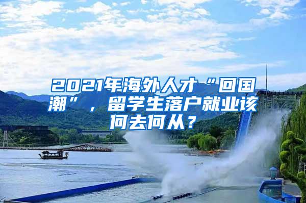 2021年海外人才“回国潮”，留学生落户就业该何去何从？