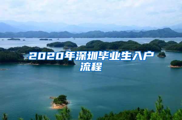 2020年深圳毕业生入户流程