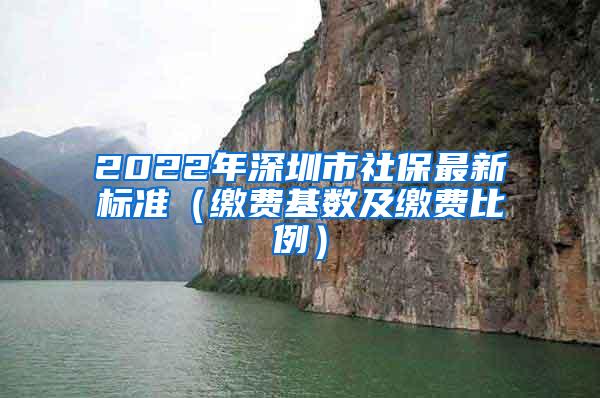 2022年深圳市社保最新标准（缴费基数及缴费比例）