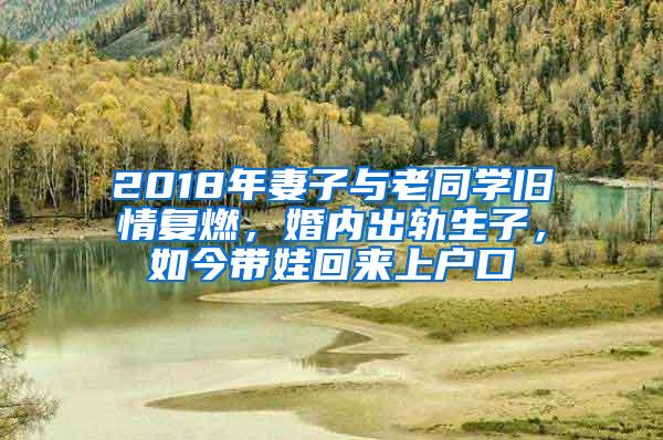 2018年妻子与老同学旧情复燃，婚内出轨生子，如今带娃回来上户口