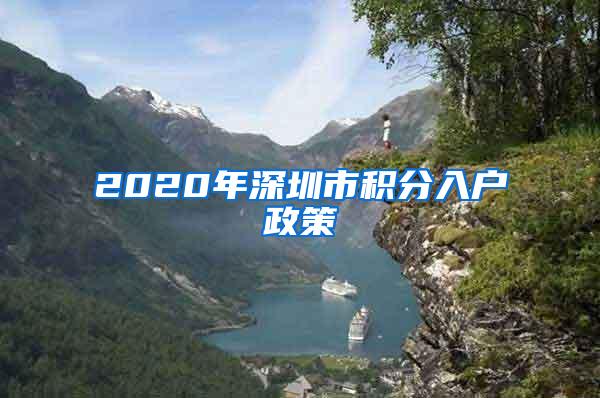 2020年深圳市积分入户政策