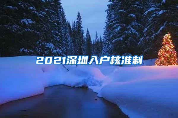 2021深圳入户核准制