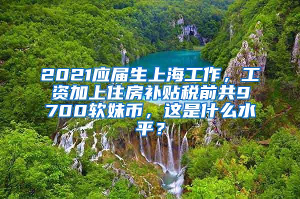 2021应届生上海工作，工资加上住房补贴税前共9700软妹币，这是什么水平？