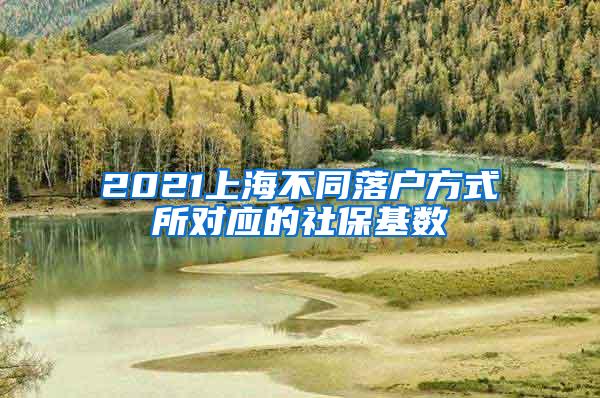 2021上海不同落户方式所对应的社保基数