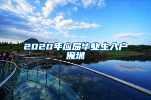 2020年应届毕业生入户深圳