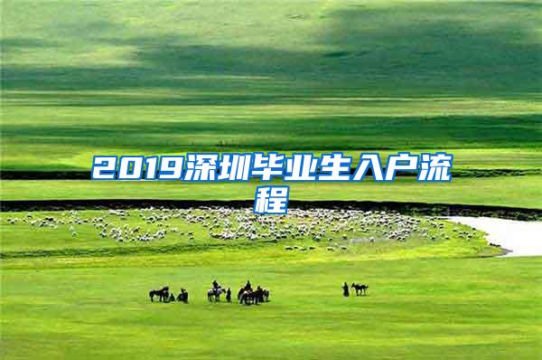 2019深圳毕业生入户流程