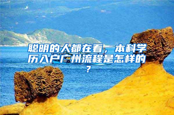 聪明的人都在看，本科学历入户广州流程是怎样的？