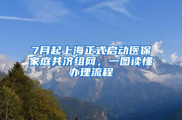 7月起上海正式启动医保家庭共济组网，一图读懂办理流程