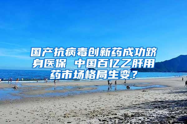 国产抗病毒创新药成功跻身医保 中国百亿乙肝用药市场格局生变？