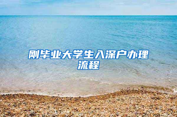 刚毕业大学生入深户办理流程