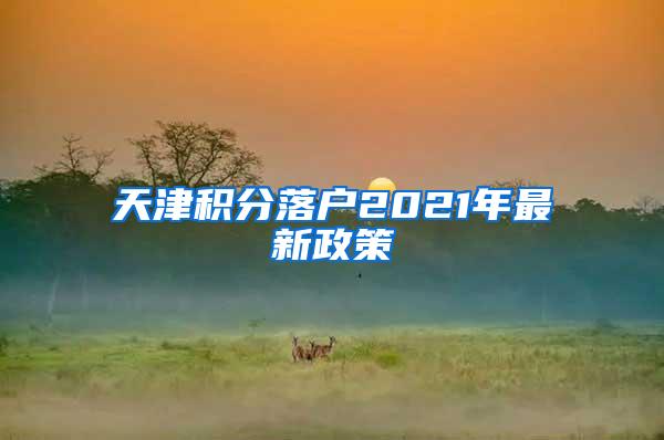 天津积分落户2021年最新政策