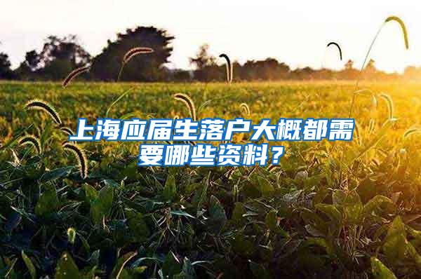 上海应届生落户大概都需要哪些资料？