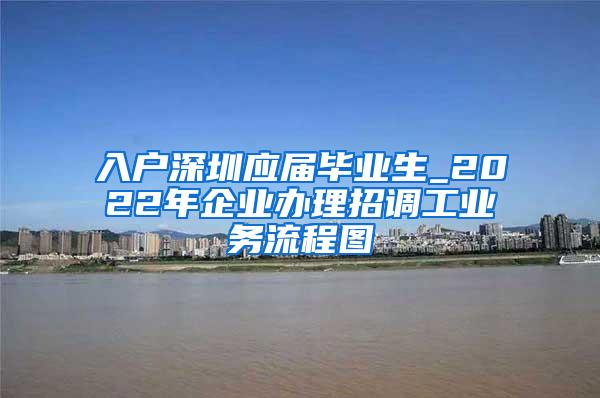 入户深圳应届毕业生_2022年企业办理招调工业务流程图