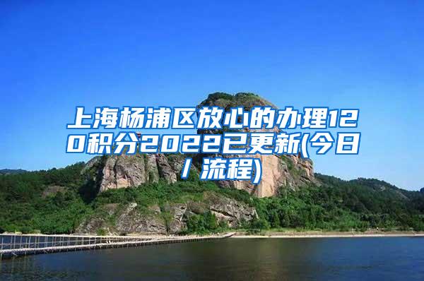 上海杨浦区放心的办理120积分2022已更新(今日／流程)