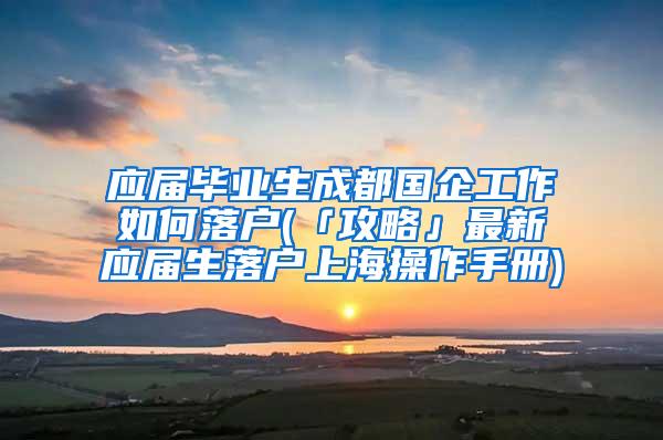 应届毕业生成都国企工作如何落户(「攻略」最新应届生落户上海操作手册)