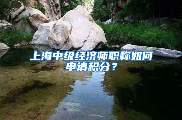 上海中级经济师职称如何申请积分？