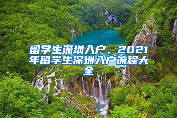 留学生深圳入户，2021年留学生深圳入户流程大全