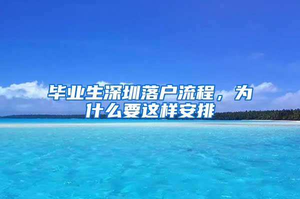 毕业生深圳落户流程，为什么要这样安排