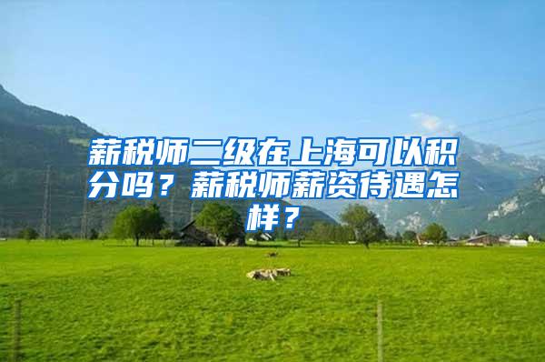 薪税师二级在上海可以积分吗？薪税师薪资待遇怎样？