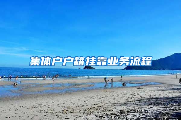 集体户户籍挂靠业务流程