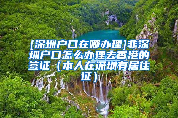 [深圳户口在哪办理]非深圳户口怎么办理去香港的签证（本人在深圳有居住证）