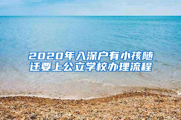 2020年入深户有小孩随迁要上公立学校办理流程