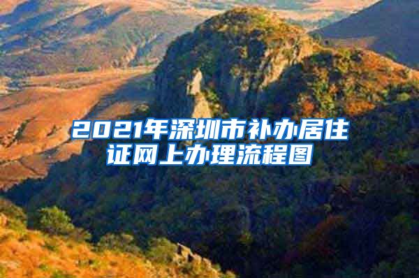 2021年深圳市补办居住证网上办理流程图