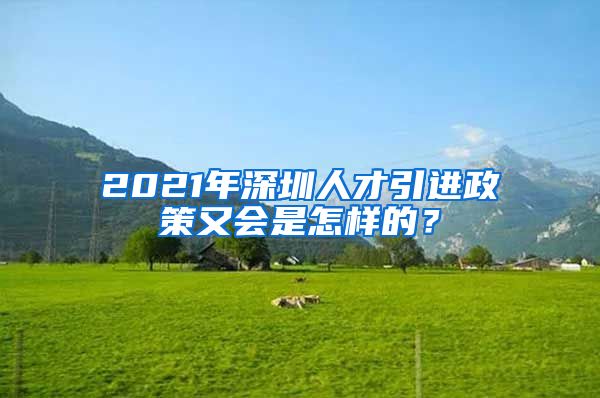 2021年深圳人才引进政策又会是怎样的？