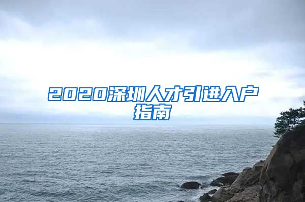 2020深圳人才引进入户指南