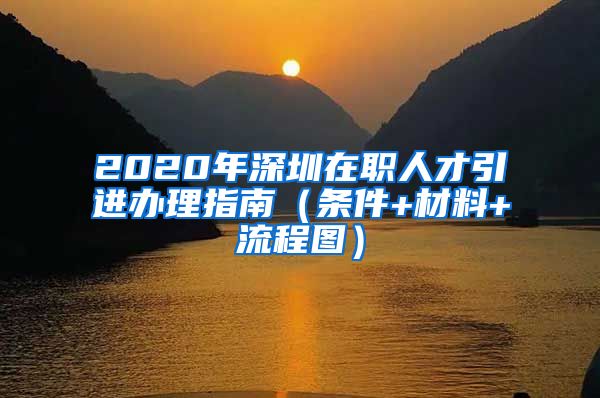 2020年深圳在职人才引进办理指南（条件+材料+流程图）