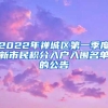 2022年禅城区第一季度新市民积分入户入围名单的公告