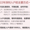 深圳核准入户条件2022