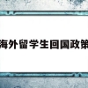 海外留学生回国政策(目前国家对国外留学回国学生的政策)