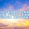 2017年深圳人口大数据分析：户籍人口一年增加近50万人（附入户政策）