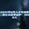 2021年6月人才引进第二批公示名单出炉：1602人