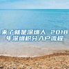 来了就是深圳人 2018年深圳积分入户流程